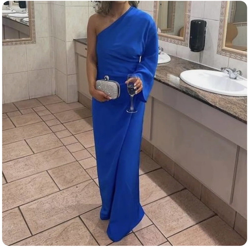 Zara limited edition asymmetric jumpsuit